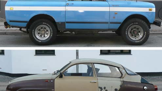 Scout II Down On The Copenhagen Street, With Bonus Saab 96